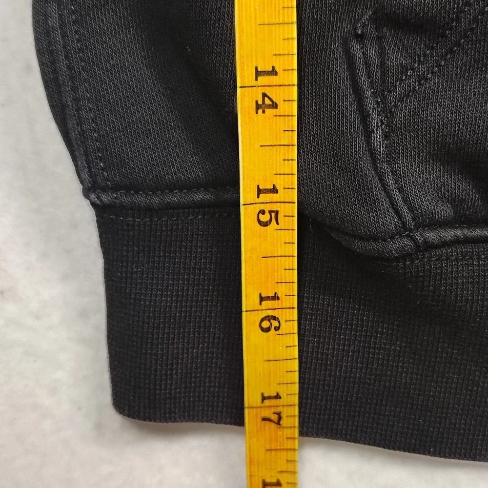 GAP Kids Boys Girls Black Arch Logo Full‎ Zip Hoodie Sweatshirt Size S 6-7